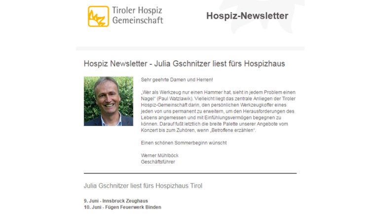 Newsletter - Julia Gschnitzer