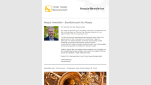 Screenshot - Hospiz Newsletter März 2023