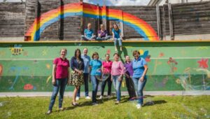 Mitarbeiterinnen von kidsMobiltirol und dem Kinder-Hospizteam