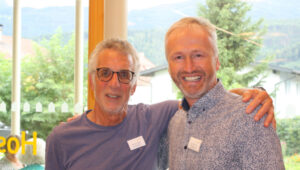 Im Bild: Martin Geiler mit Werner Mühlböck