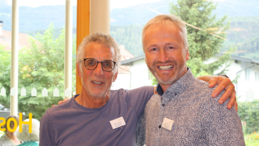 Im Bild: Martin Geiler mit Werner Mühlböck