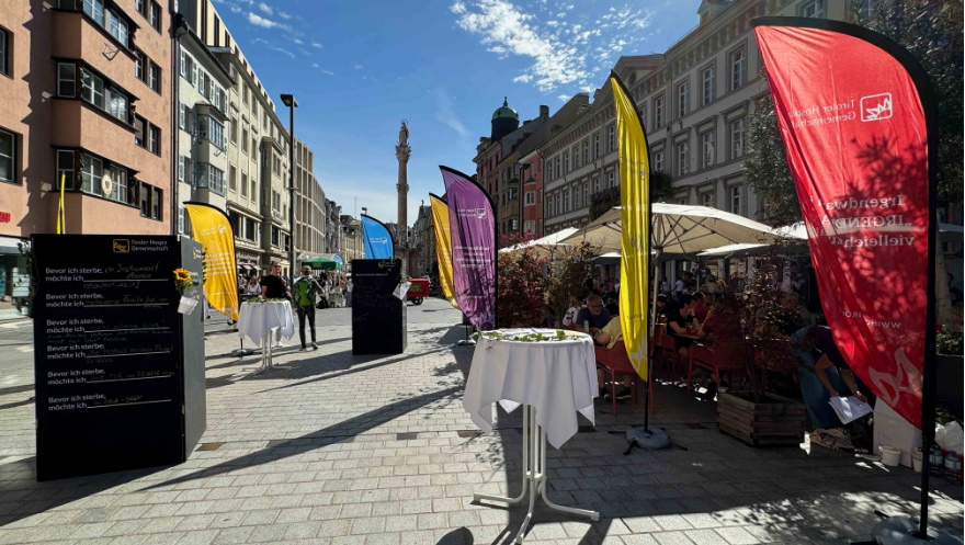 Straßenaktion Innsbruck