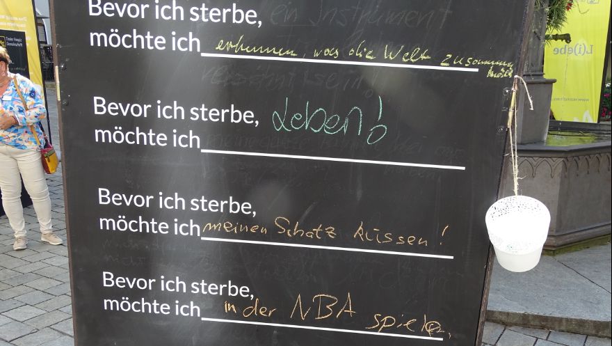 Was möchten Sie?