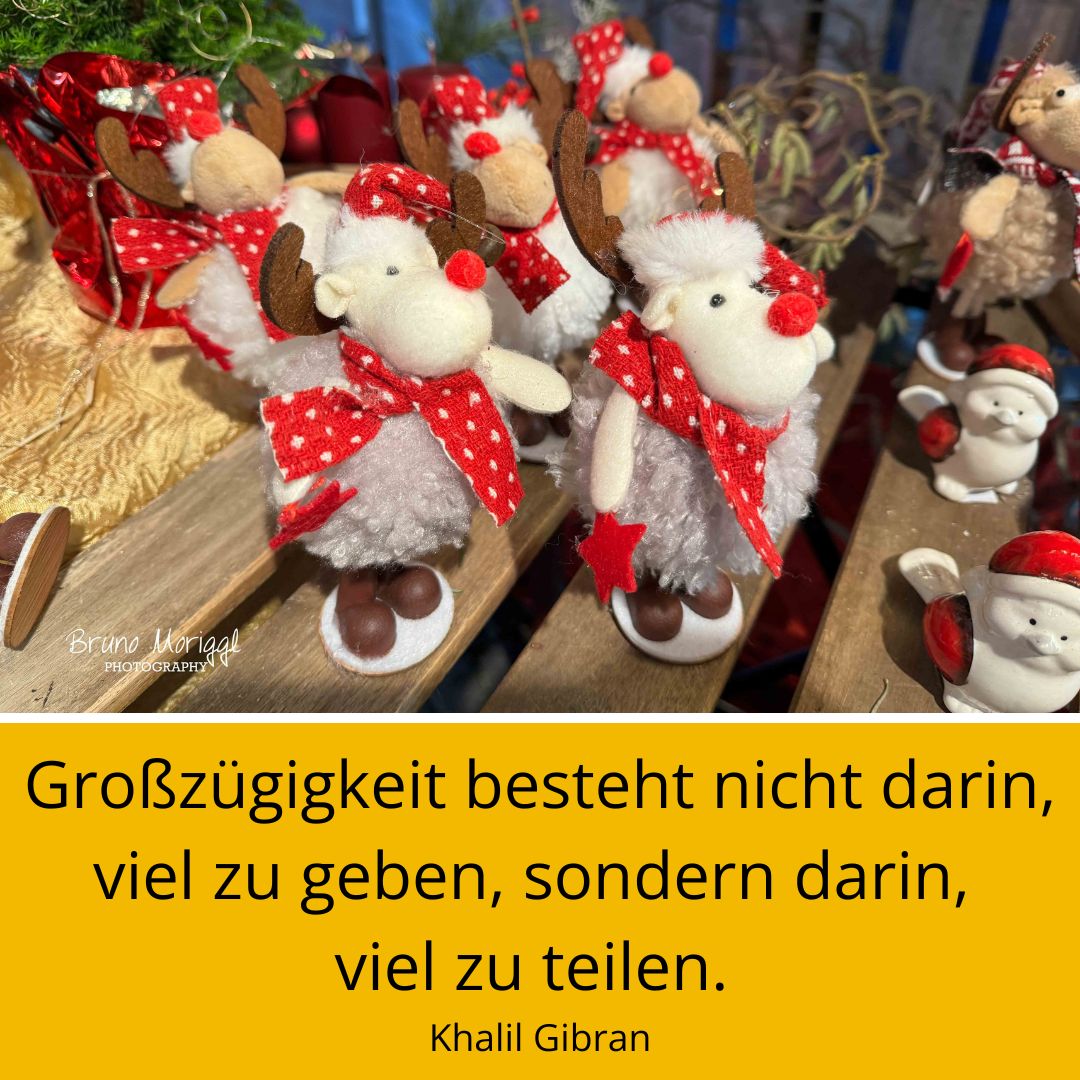 Bild von Weihnachtsmännern mit Spruch