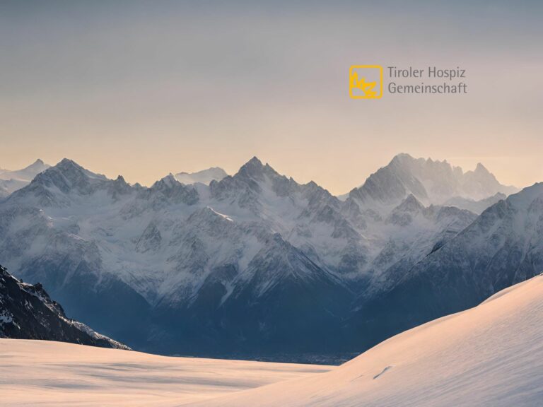 Schneebedeckte Berglandschaft