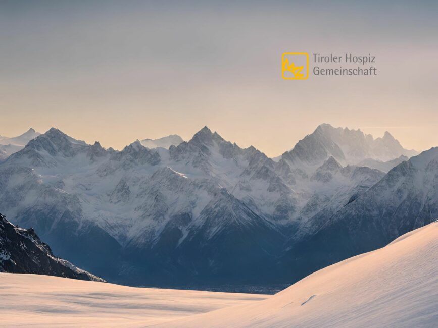 Schneebedeckte Berglandschaft