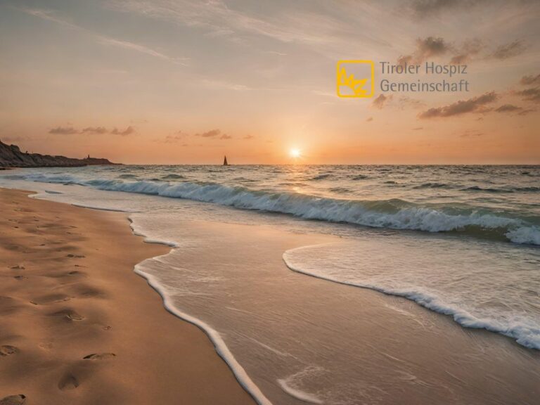 Strand beim Sonnenuntergang