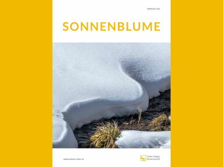 Titelseite der Vereinszeitung "Sonnenblume" im Jänner 2024