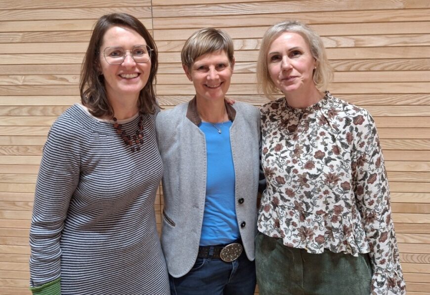 Marlen Resinger, Angelika Heim und Christine Ganeider