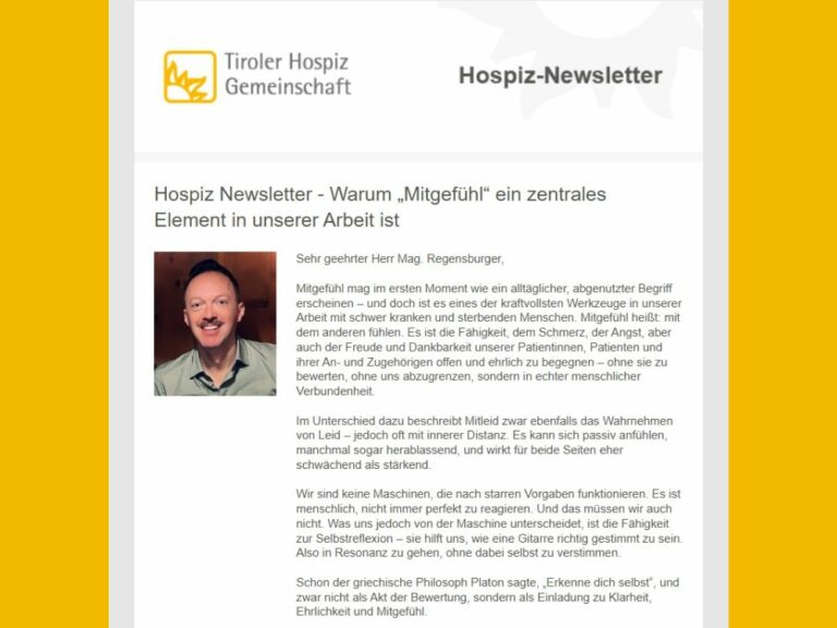 Newsletter Mai - Screenshot