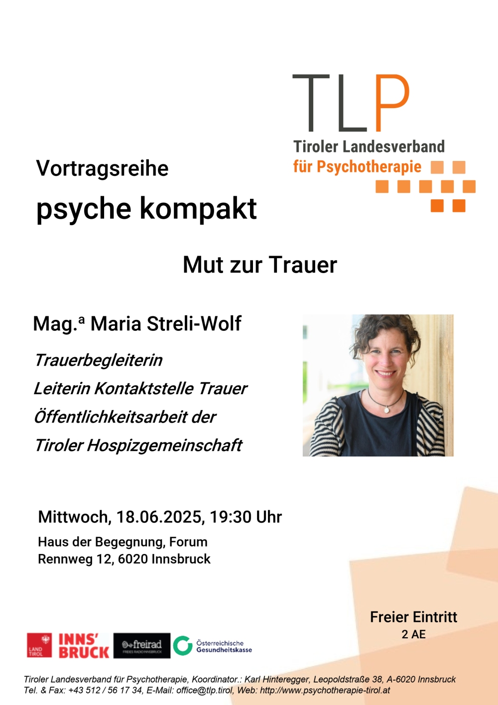 Plakat Vortrag