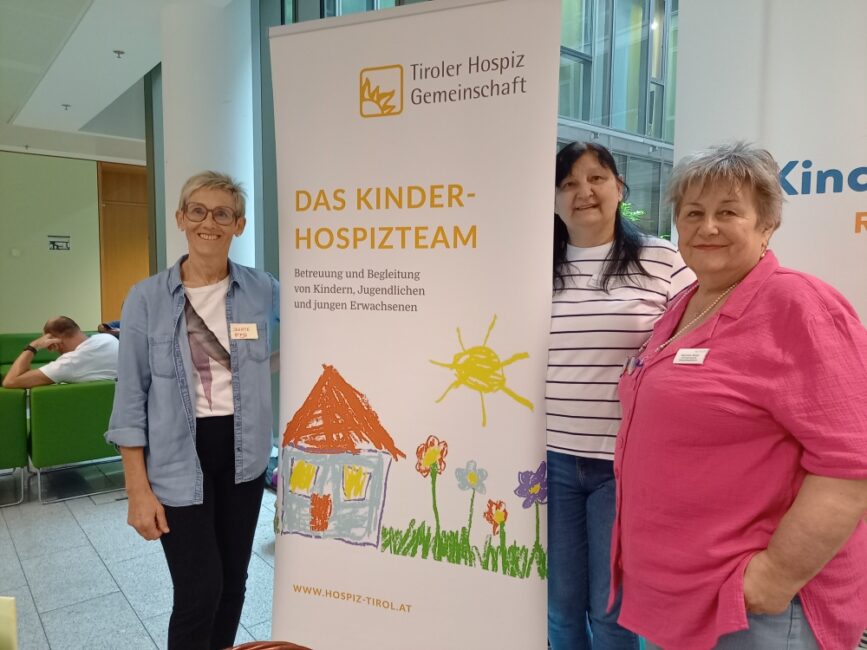 Der Stand des Kinder-Hospizteams