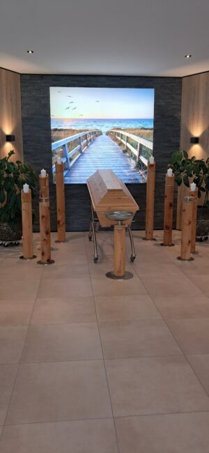 Raum des Gedenkens im Krematorium