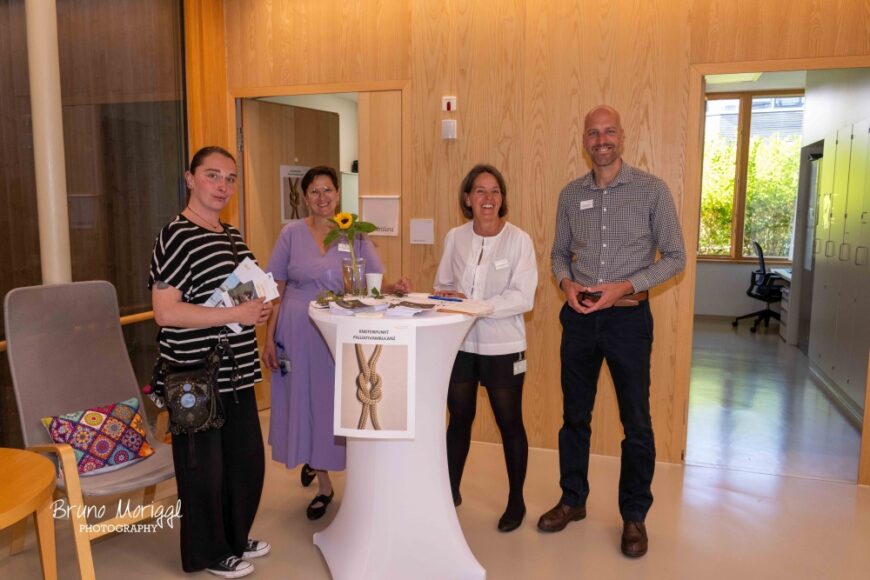 Der Infostand Tageshospiz und Palliativambulanz