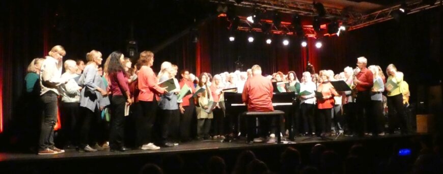 Der Chor der Vielfalt beim Singen