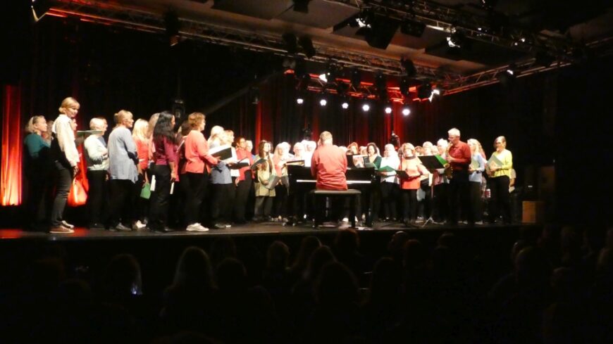 Der Chor der Vielfalt beim Singen