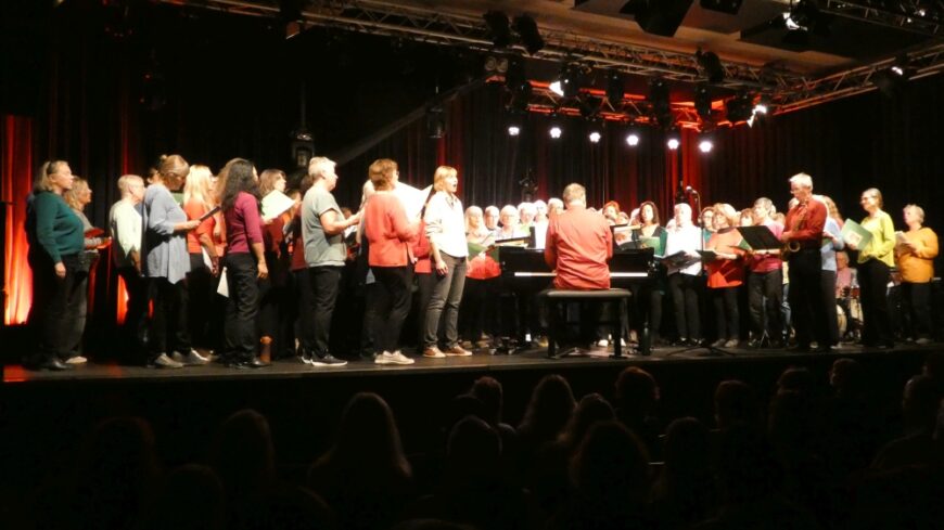 Chor der Vielfalt mit Solosängerin