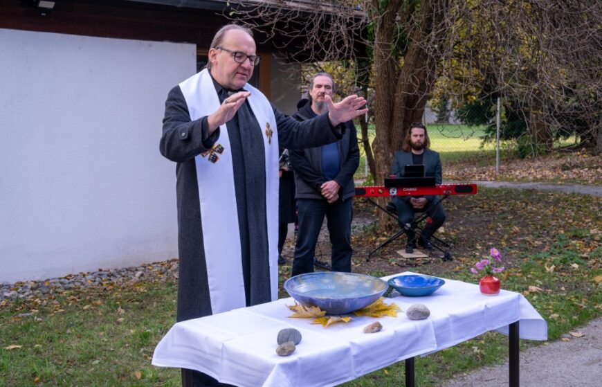 Hermann Glettler bei der Segnung