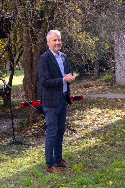 Werner Mühlböck bei seiner Ansprache