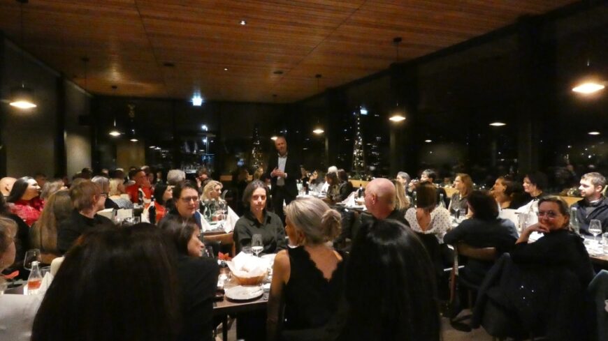 Geschäftsführer Werner Mühlböck bei seiner Ansprache