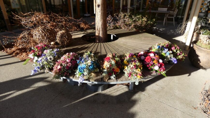 Wunderbare bunte Sträuße