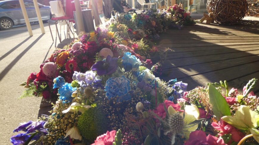 Wunderbare bunte Sträuße