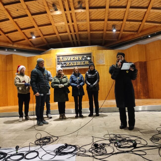 Das Hospizteeam Pitztal bei Adventzauber