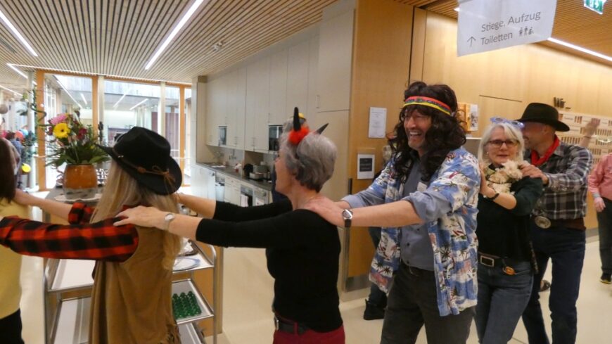 Der Umzug im Erdgeschoß