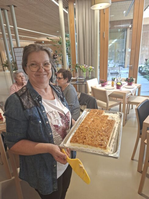 Bienenschnitt wurde serviert