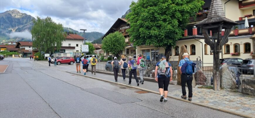 Die Pilger gehen los