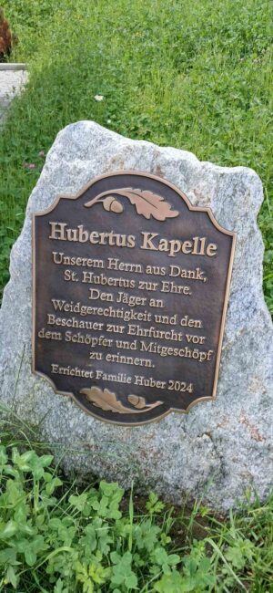 Schild Hubetuskapelle