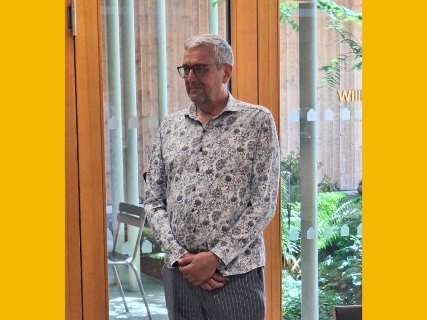 Christoph Gabl bei der Abschiedsfeier