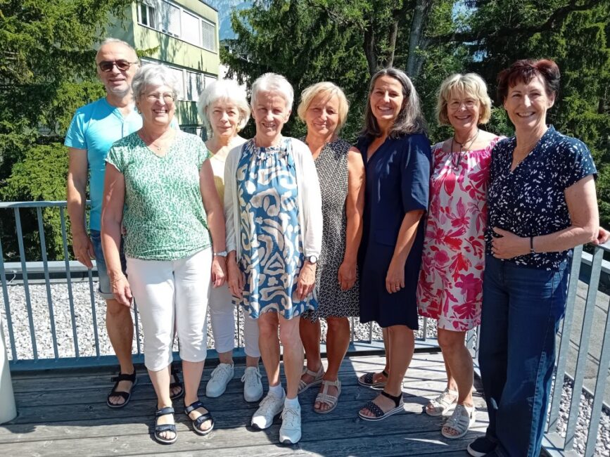 Das Hospizteam Kufstein als Gruppenfoto
