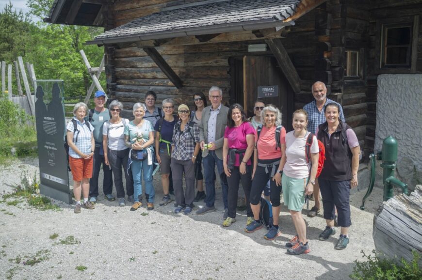 Das ehrenamtliche Hopsizteam Tageshospiz beim Teamausflug in Scharnitz